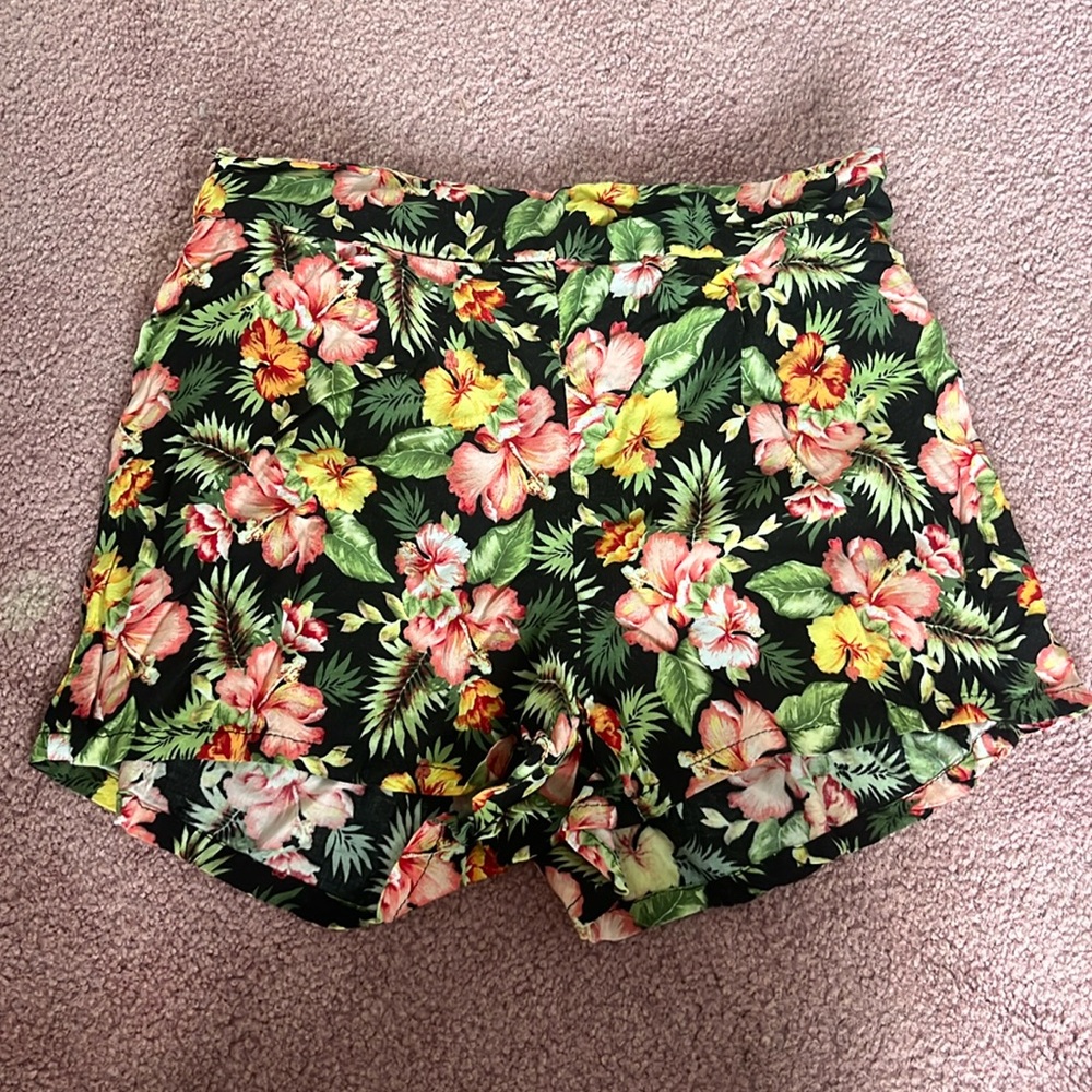 Floral Hawaiian Shorts